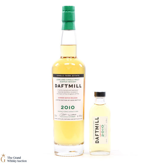 Daftmill - 2010 Summer Batch Release & 10cl Sample