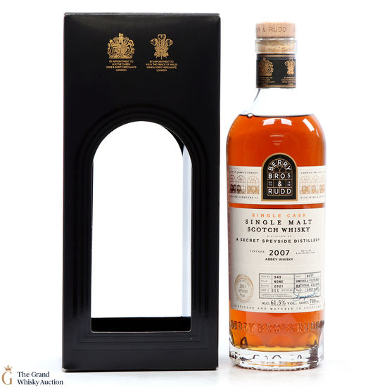 Speyside - 2007 Berry Bros #949 Abbey Whisky