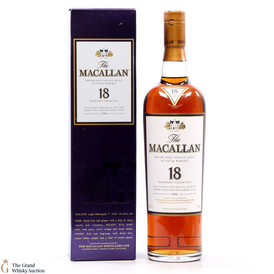 Macallan - 18 Year Old - 1991