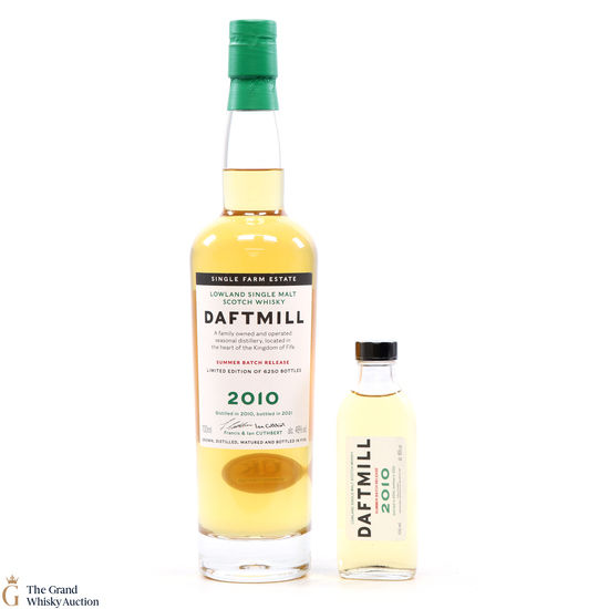 Daftmill - 2010 Summer Batch Release & 10cl Sample