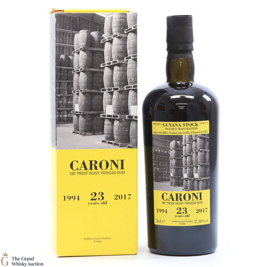 Caroni - 23 Year Old 100 Proof Guyana Stock 1994 Velier