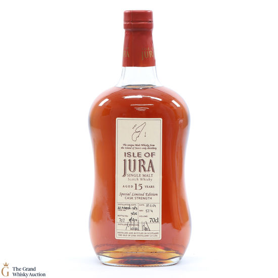 Jura - 15 Year Old 1989 - Limited Edition Cask Strength (Signed)