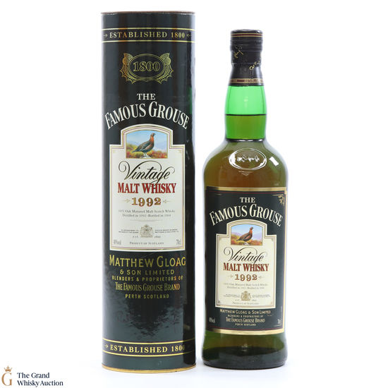 Famous Grouse - 1992 Vintage Matthew Gloag