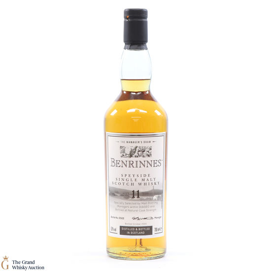 Benrinnes - 11 Year Old - The Manager's Dram 2020