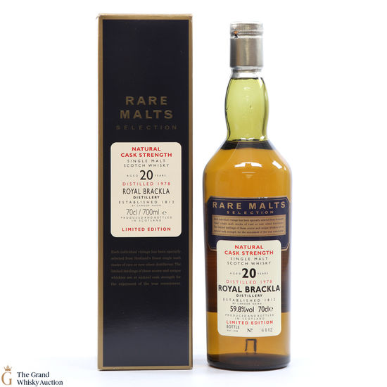 Royal Brackla - 20 Year Old 1978 Rare Malts 59.8%