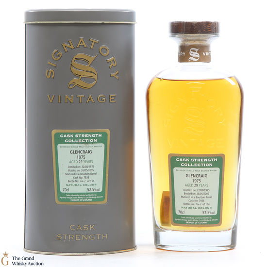 Glencraig - 29 Year Old 1975 - Signatory Vintage