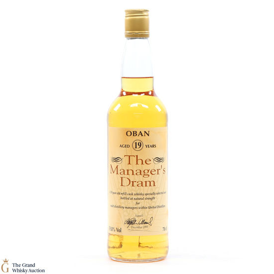 Oban - 19 Year Old - 1995 Managers Dram