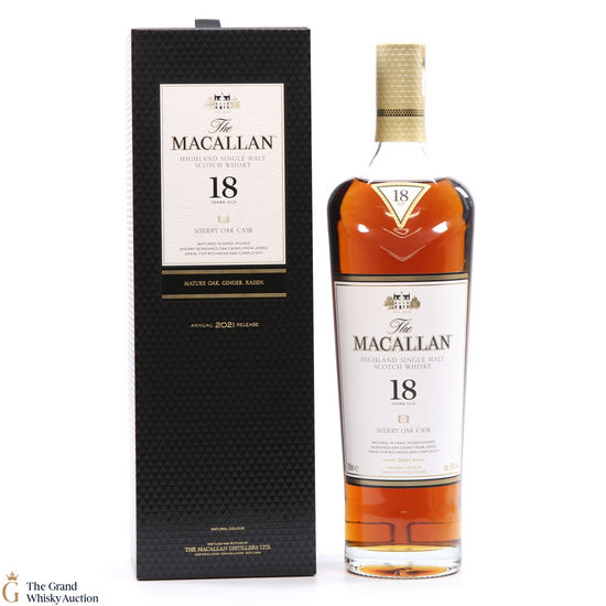 Macallan - 18 Year Old Sherry Oak (2021)