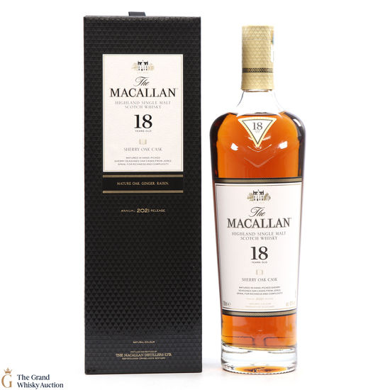 Macallan - 18 Year Old Sherry Oak (2021)