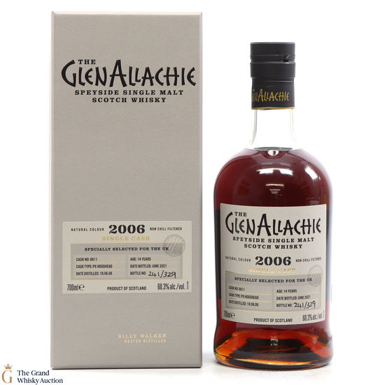 Glenallachie - 14 Year Old - #6611 Single Cask 2006 UK Exclusive