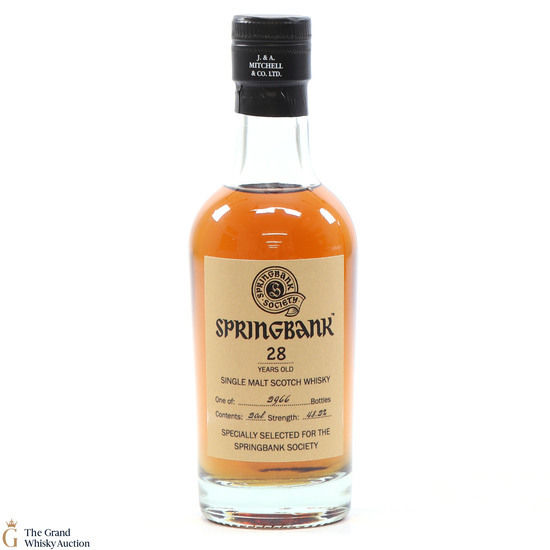 Springbank - 28 Year Old 2021 Society Release 20cl