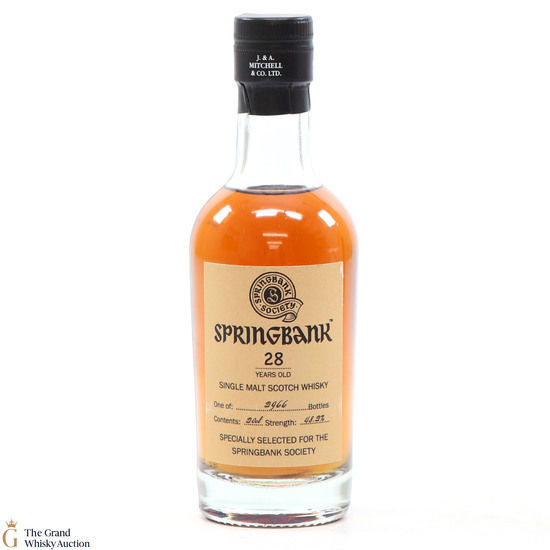 Springbank - 28 Year Old 2021 Society Release 20cl