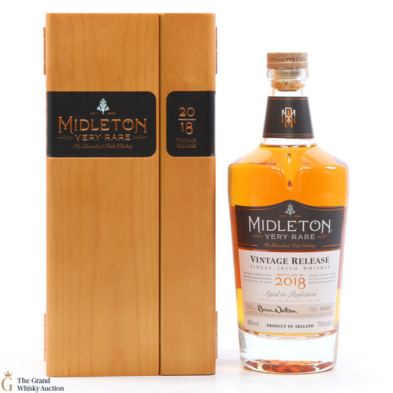 Midleton - Very Rare - 2018 Vintage Release - Irish Whiskey