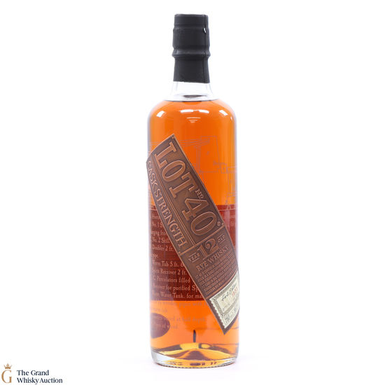 Lot No 40 - 12 Year Old Rye Whisky - First Editon