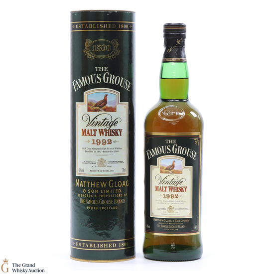 Famous Grouse - 1992 Vintage Matthew Gloag