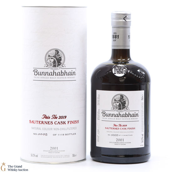 Bunnahabhain - 2001 Sauternes Finish - Fèis Ìle 2019