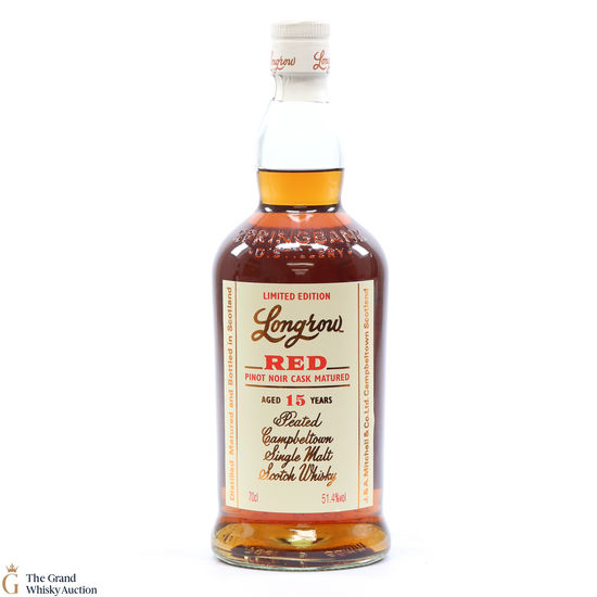 Longrow Red - 15 Year Old - Pinot Noir 