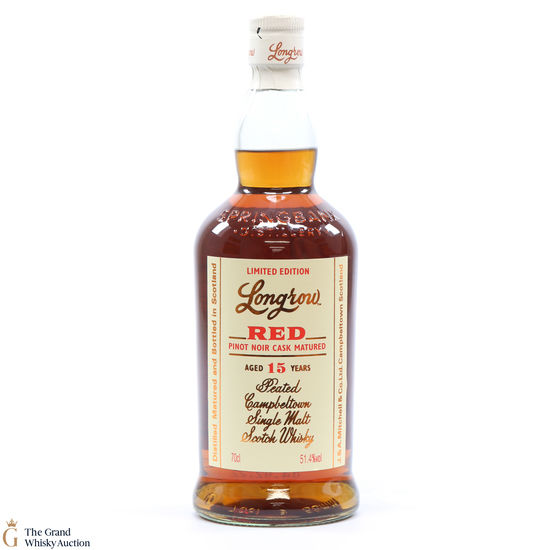 Longrow Red - 15 Year Old - Pinot Noir 