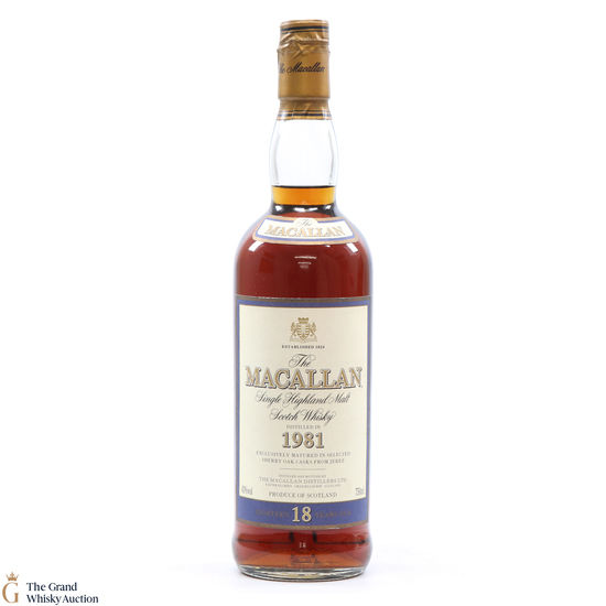Macallan - 18 Years Old - 1981 75cl
