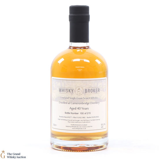 Cameronbridge - 40 Year Old 1982 #8277 - Whisky Broker (50cl)
