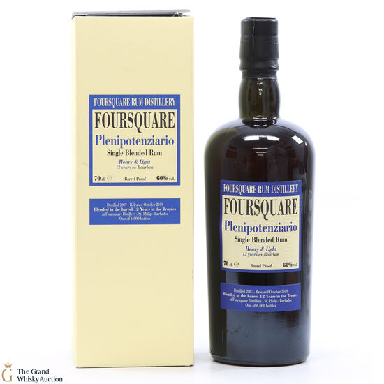 Foursquare - 12 Year Old Plenipotenziario Blended Rum