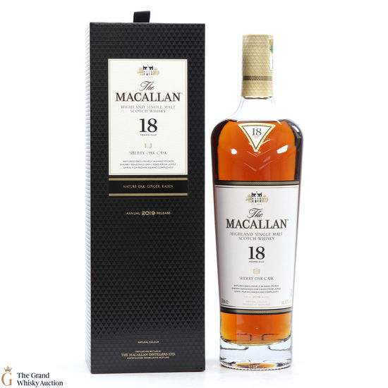 Macallan - 18 Year Old - Sherry Oak (2019)