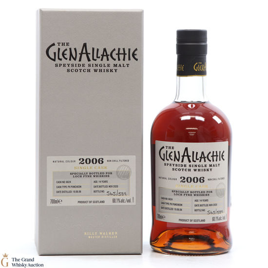 Glenallachie - 14 Year Old 2006 Loch Fyne Whiskies #6624