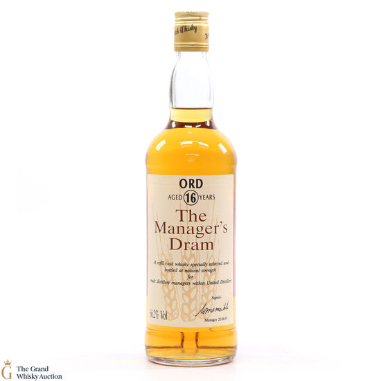 Glen Ord - 16 Year Old Manager's Dram 1991