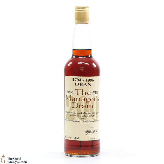 Oban - 16 Year Old - The Manager's Dram
