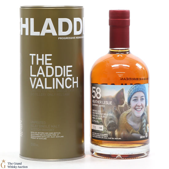 Bruichladdich - 10 Year Old - Valinch 58 - Heather Leslie