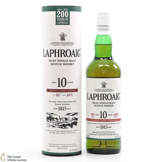Laphroaig - 10 Year Old - Original Cask Strength Batch #007