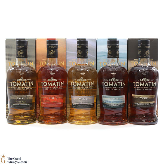 Tomatin - Five Virtues (Wood, Fire, Earth, Metal & Water) Limited Edition 
