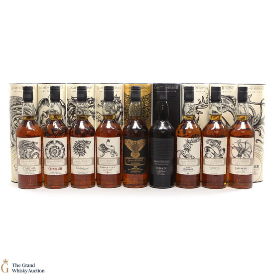 Game of Thrones - Limited Editions - 9 x 70cl (with Mortlach)