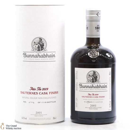 Bunnahabhain - 2001 Sauternes Finish - Fèis Ìle 2019