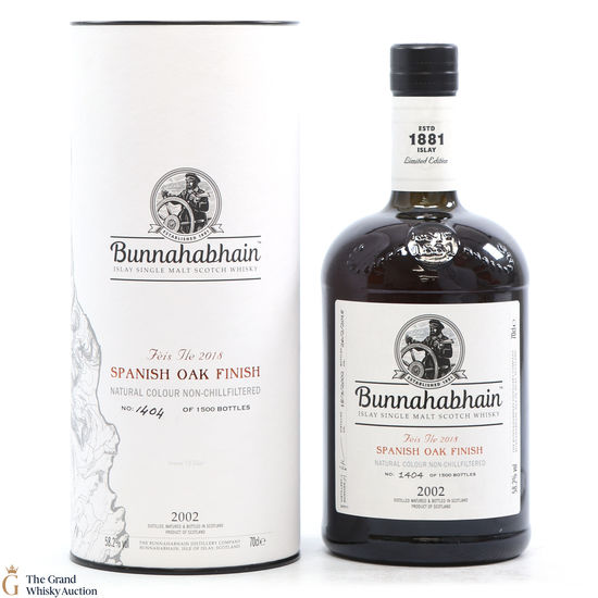 Bunnahabhain - 2002 Spanish Oak Finish - Fèis Ìle 2018