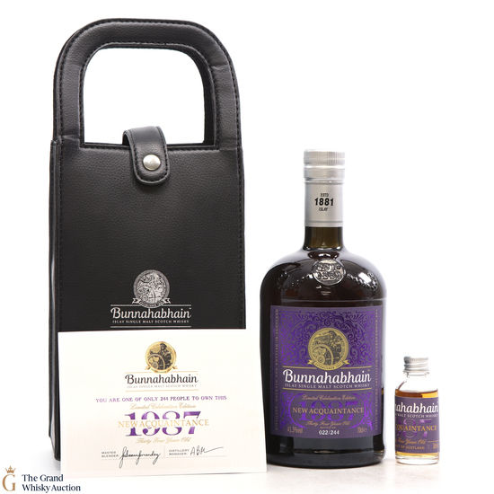 Bunnahabhain - 34 Year Old 1987 - New Acquaintance 2021 (& 3cl sample)