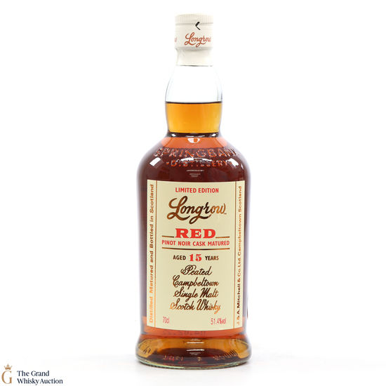 Longrow Red - 15 Year Old - Pinot Noir 