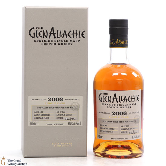 GlenAllachie - 15 Year Old 2006 #4465 - UK Exclusive