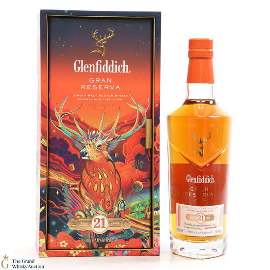 Glenfiddich - 21 Year Old - Gran Reserva - Rum Cask - Chinese New Year 