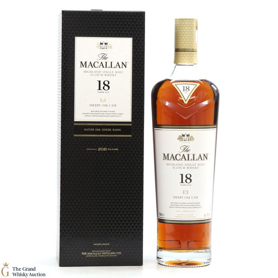 Macallan - 18 Year Old Sherry Oak (2021)