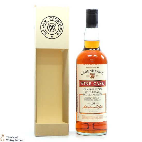 Longrow - 14 Year Old 2007 Sauternes Wine Cask Cadenhead's 2022