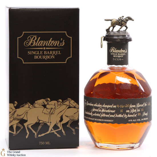 Blanton's - Single Barrel Black Label Dumped 2020 / Japanese Import 75cl