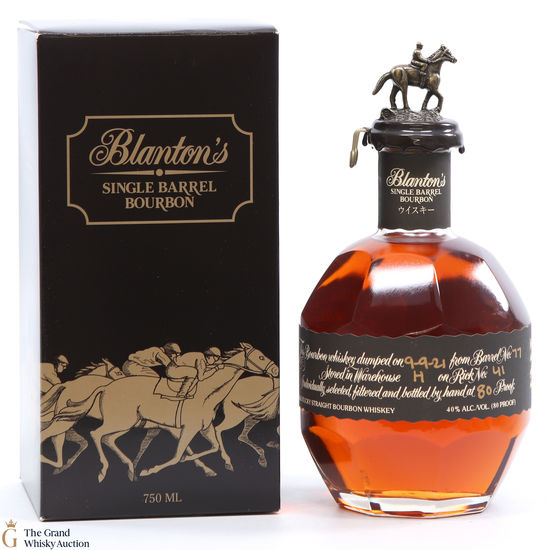 Blanton's - Single Barrel Black Label Dumped 2021 / Japanese Import 75cl