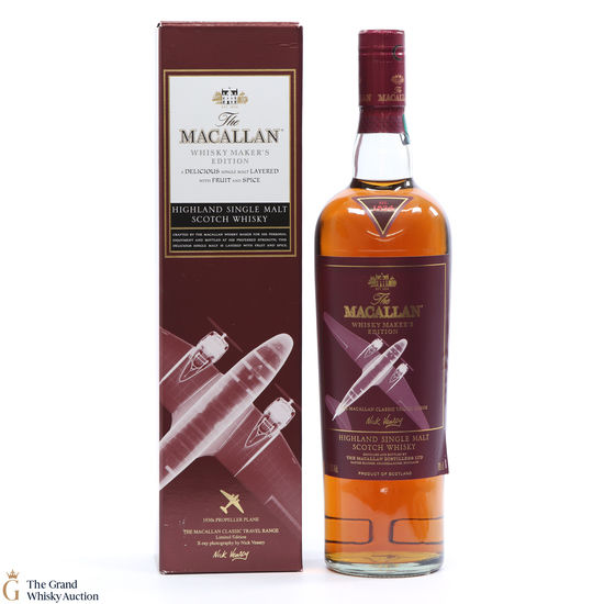 Macallan - Whisky Maker's Edition - Classic Travel Range 1930s Propeller Plane