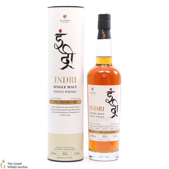 Indri - Trini - The Three Wood - Indian Whisky