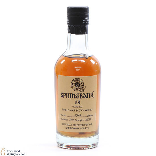 Springbank - 28 Year Old 2021 Society Release 20cl