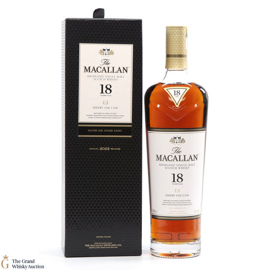 Macallan - 18 Year Old Sherry Oak (2022)