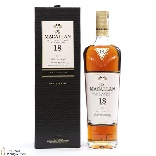 Macallan - 18 Year Old Sherry Oak - (2021)
