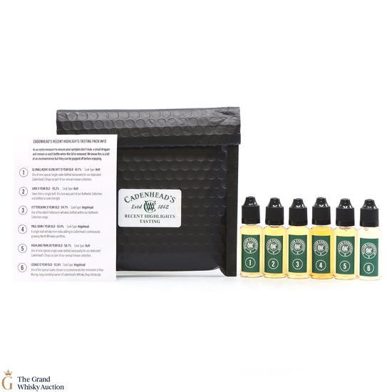 Cadenhead's - Recent Highlights Tasting Pack (6 x 2cl)