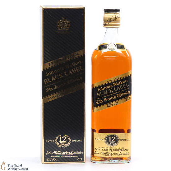 Johnnie Walker - 12 Year Old - Black Label (75cl) 